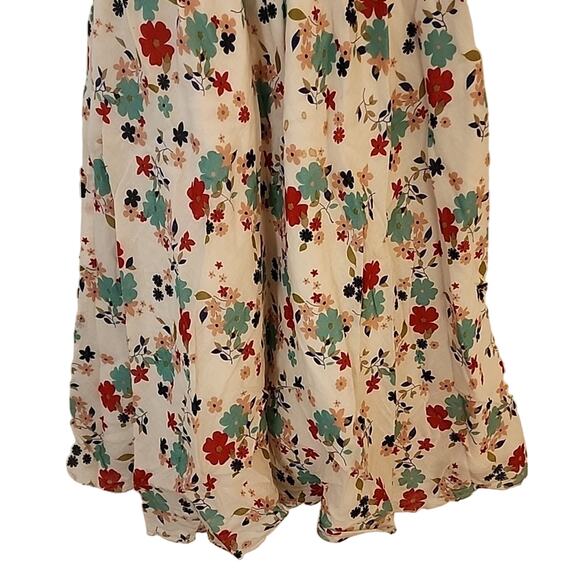 Lush Spaghetti Strap Floral Dress, Small - Picture 4 of 10